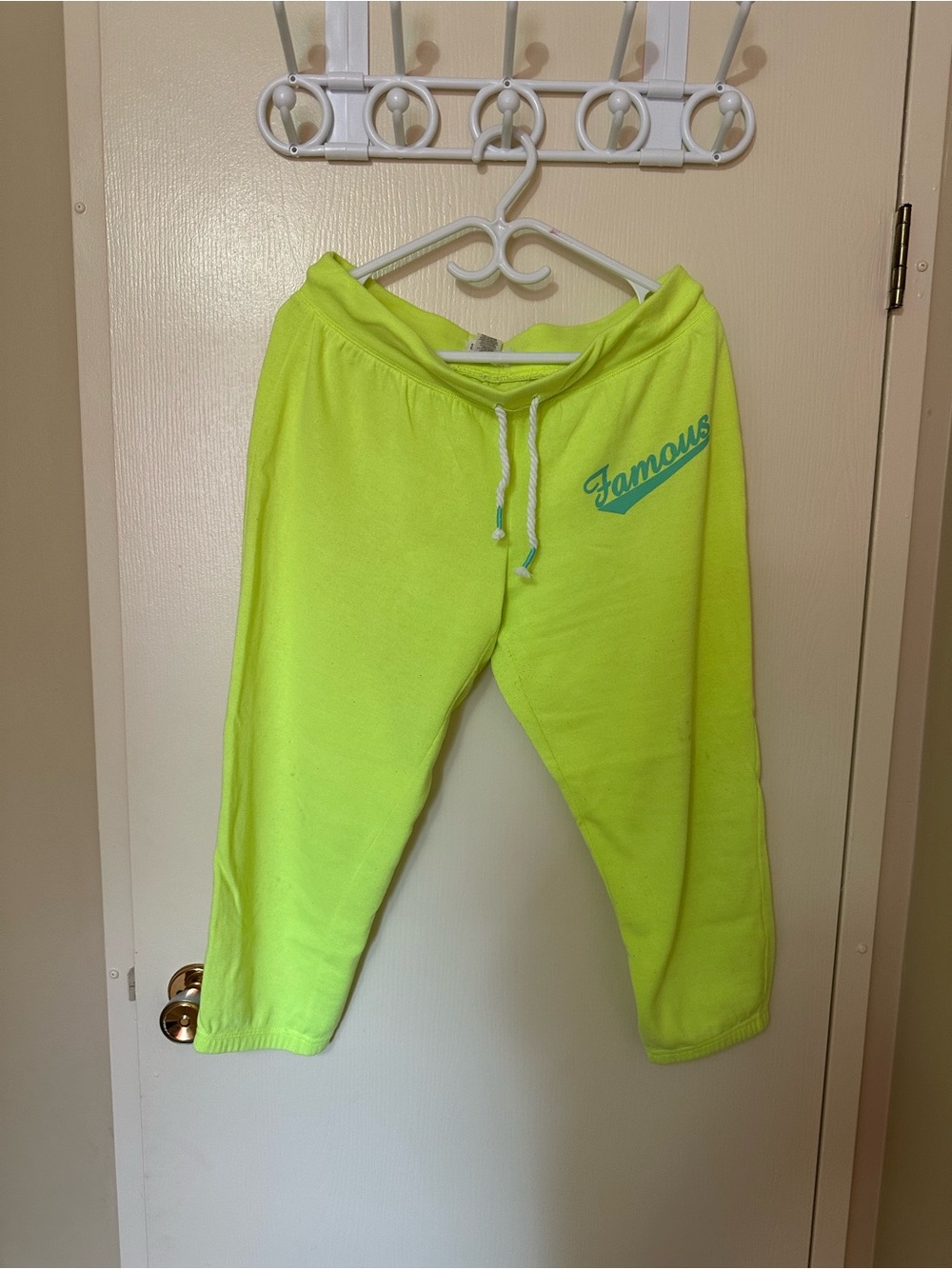 ❤️2for20 Neon Yellow Sweatpants (knee)